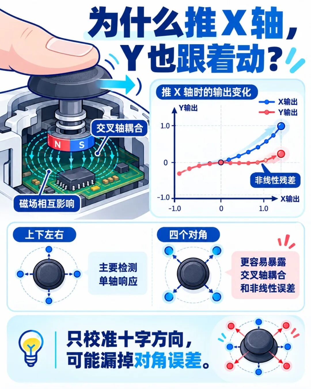 交叉轴耦合与对角线误差