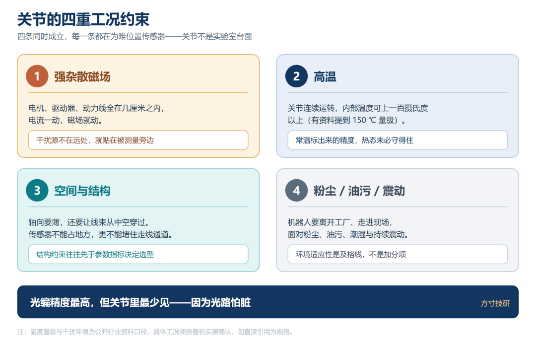 人形机器人关节为什么在换编码器:从磁到电感式,差的不只是抗干扰