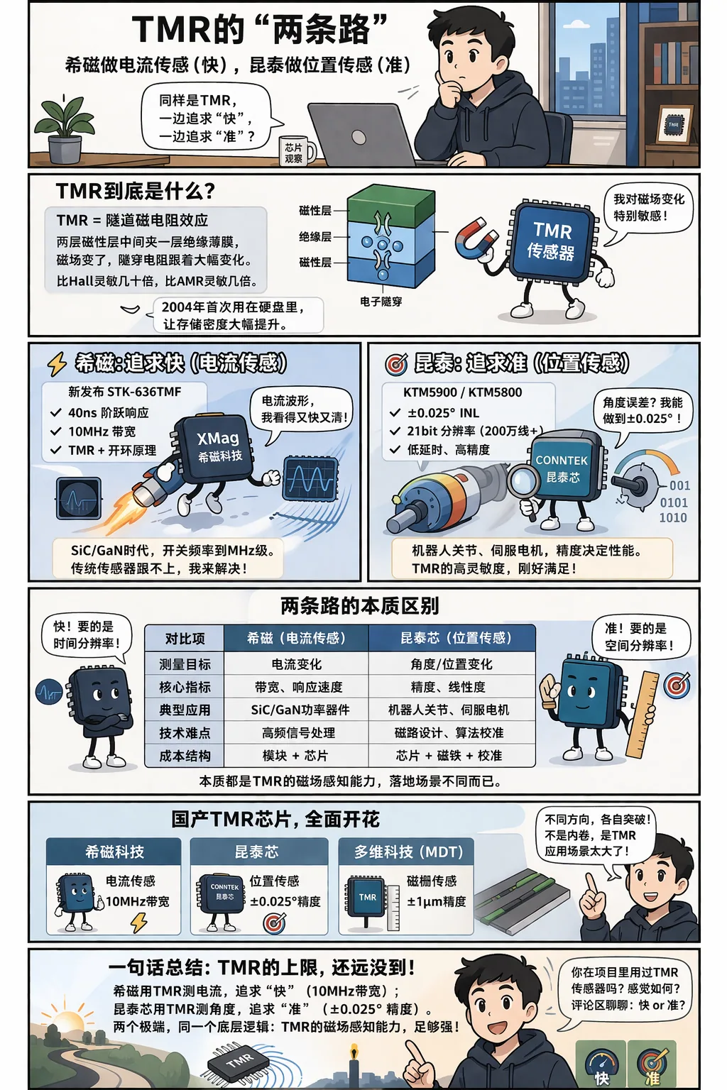 同样是TMR,为什么希磁往“快”冲,昆泰芯却往“准”走?
