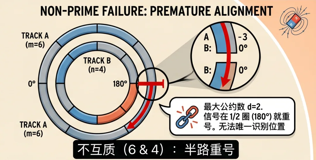 游标编码器为什么一定要互质：数学逻辑解析
