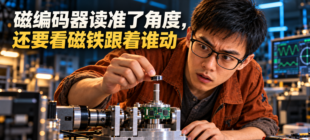 磁编码器读准了角度，还要看磁铁跟着谁动——AI生成主题横幅