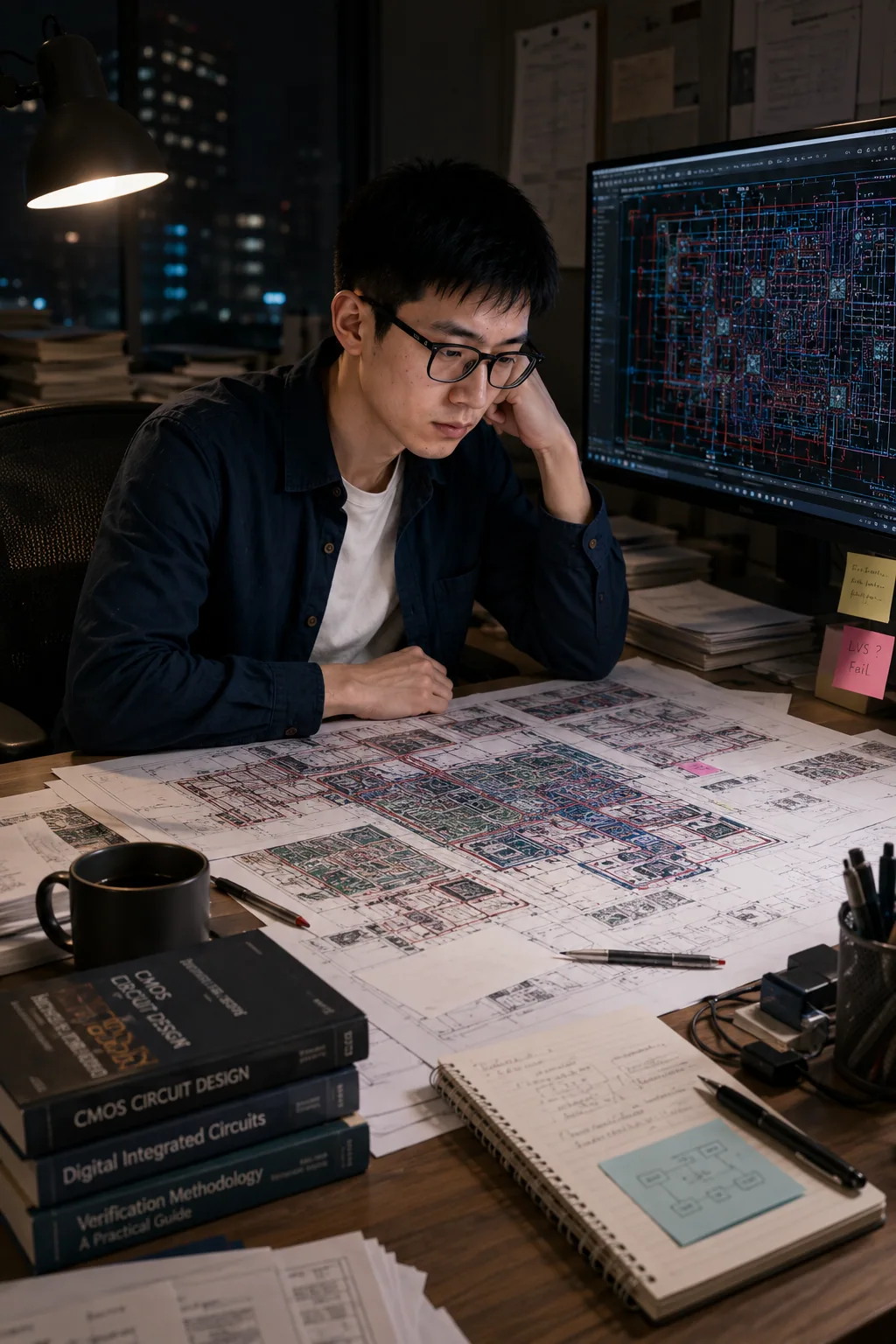 一群人开会做芯片"人肉" LVS,最后验证了什么?当工具无法给出答案,我们最容易犯的错误,是用更多人的参与来替代更可靠的证据