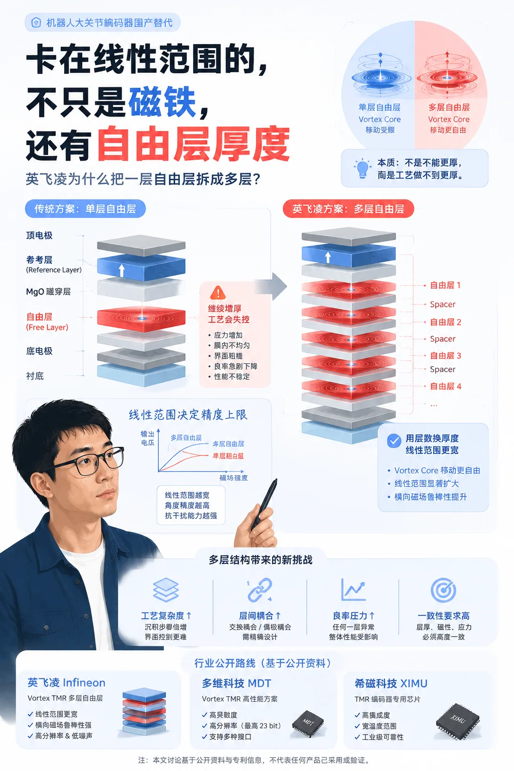 英飞凌为什么把TMR一层自由层拆成多层? 专利 US20260029492A1分析