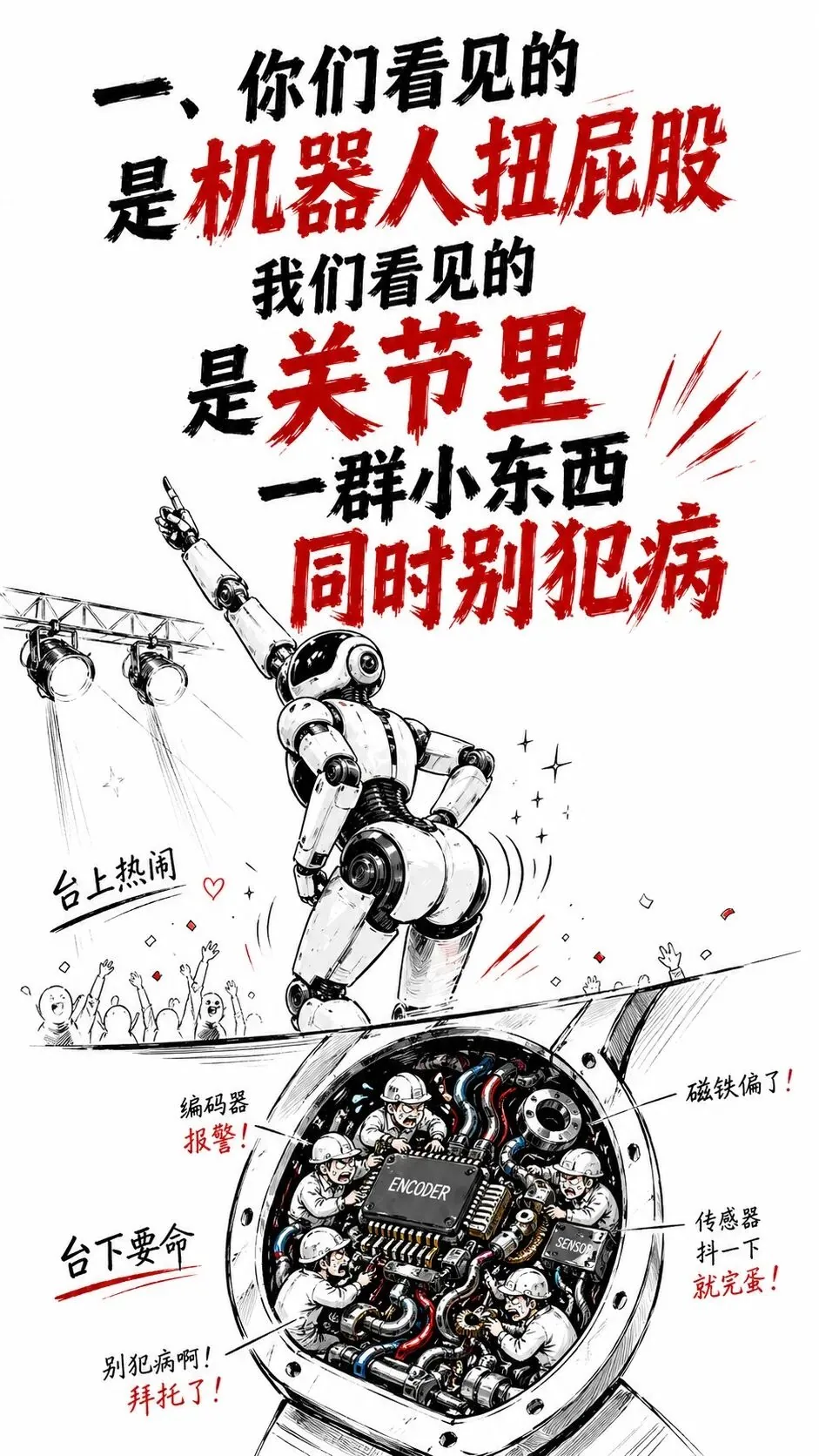 机器人AI吹出泡沫!外面忙着赚钱!做编码器的在后面擦屁股!宇树/优必选/雷赛/汇川/纳芯微/保隆/中科无线/特斯拉 ... 谁在风光? 谁在兜底?
