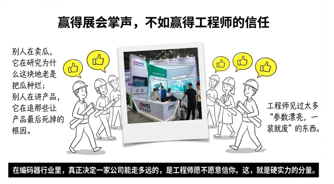 为什么别的公司都在吹产品，只有昆泰芯在讲技术路线？从一张演讲列表，看编码器公司真正的分层