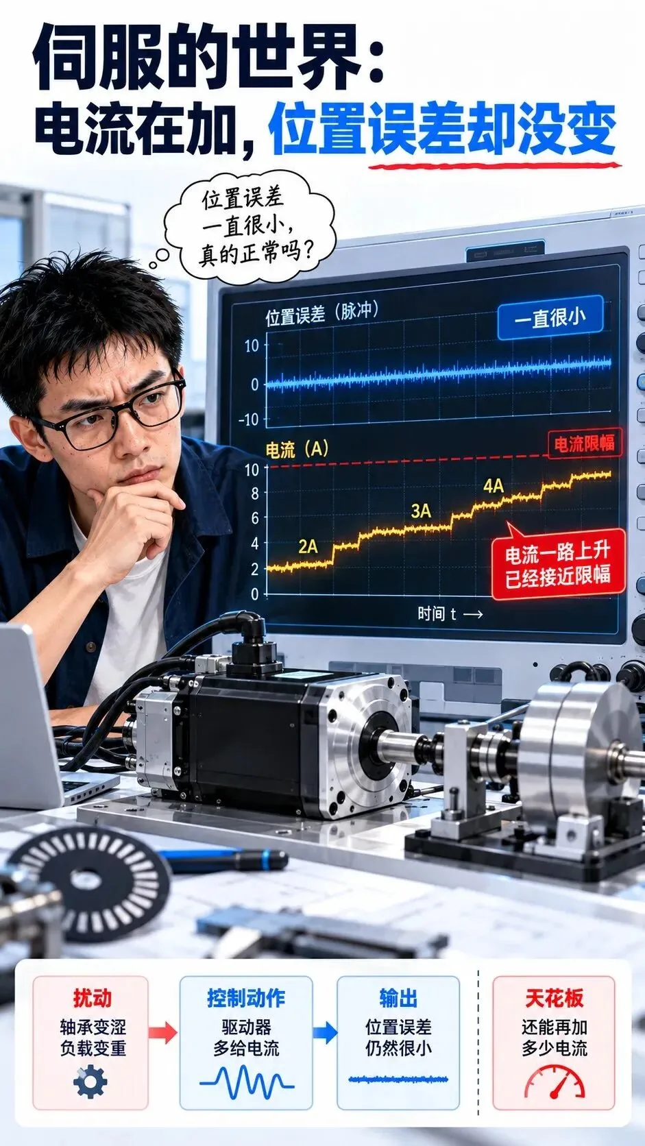 招行母行不良率半年钉在0.93%，做伺服的人会先去看电流