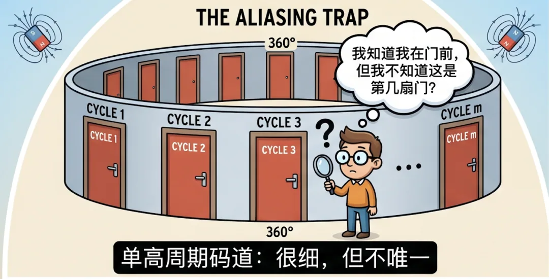 游标编码器为什么一定要互质：数学逻辑解析