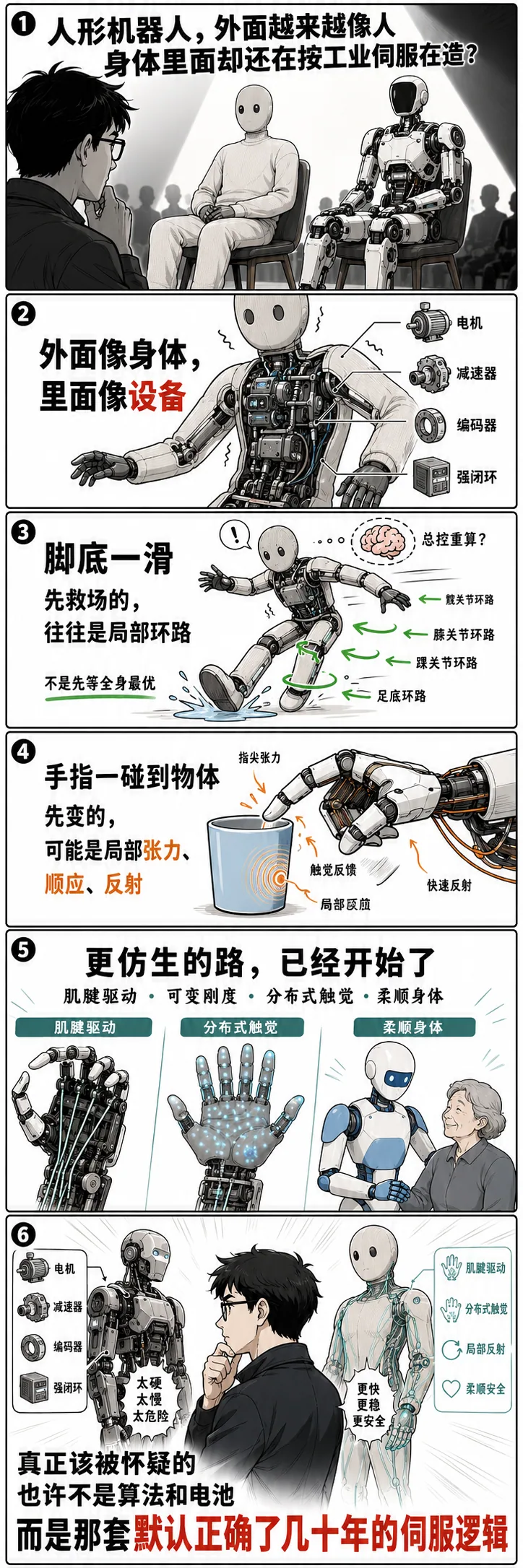 人形机器人真正该怀疑的,可能不是算法和电池,而是那套默认正确了几十年的伺服逻辑