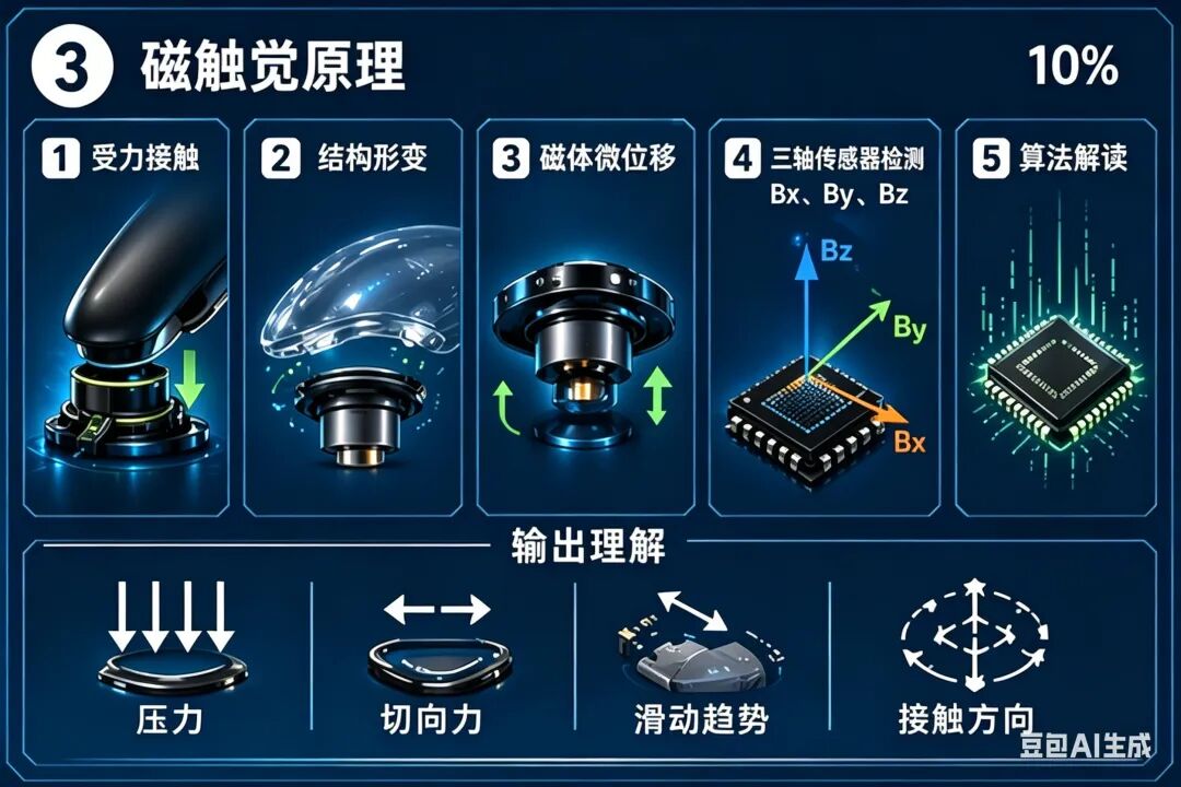 Melexis推进Tactaxis指尖模组，磁传感芯片正在进入机器人触觉系统