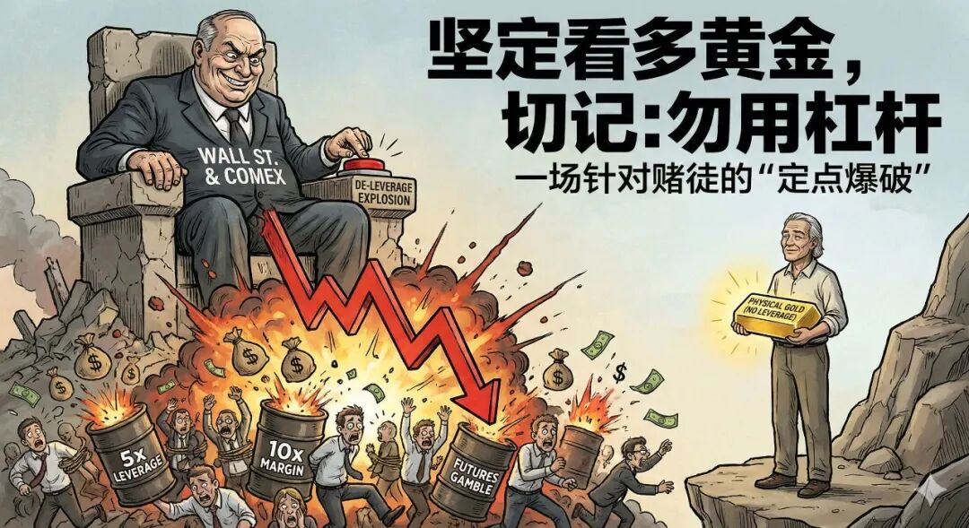 坚定看多黄金,切记勿用杠杆:这是一场针对赌徒的“定点爆破”