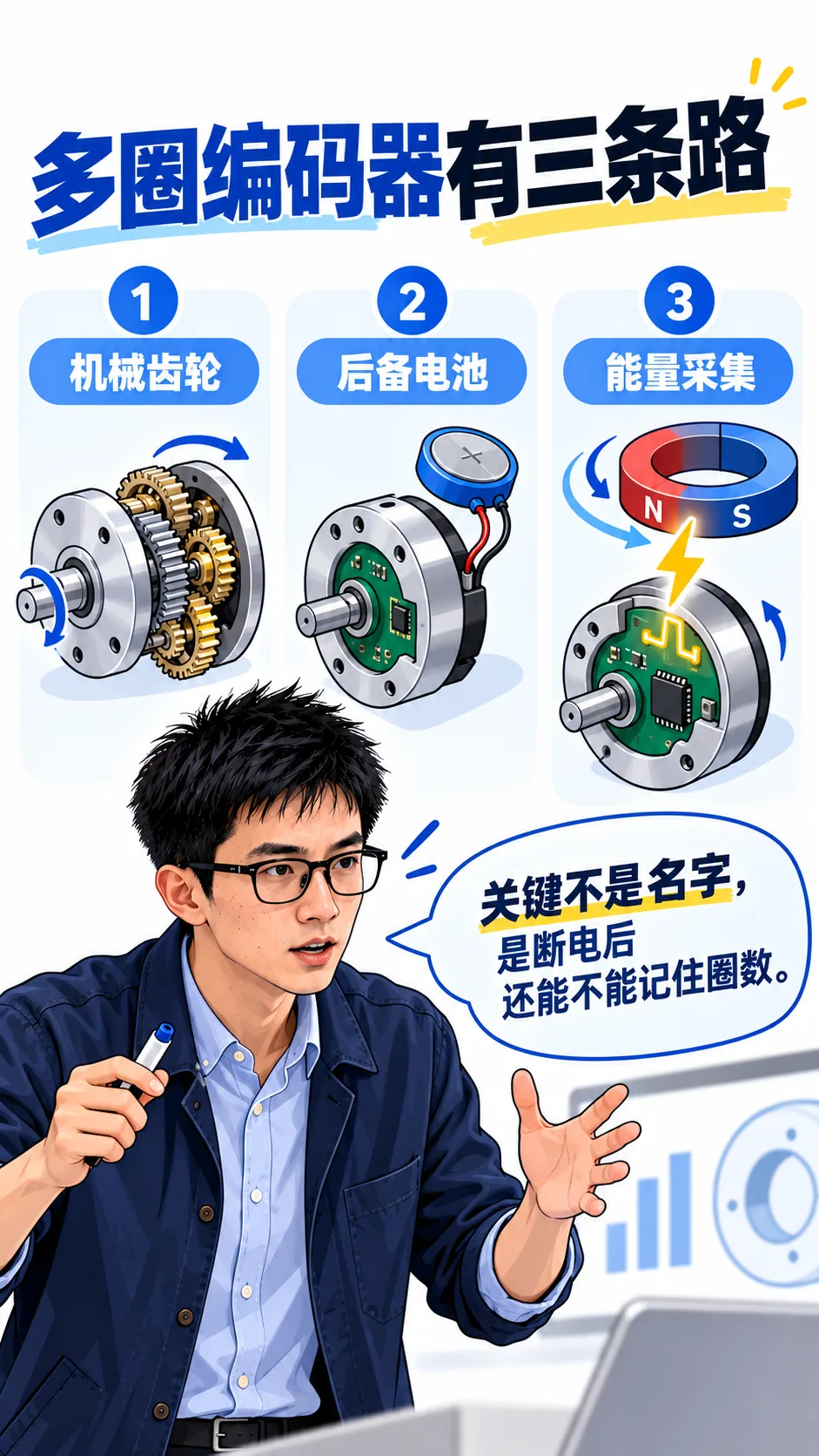 我在德国听 iC-Haus 讲掉电多圈编码器：真