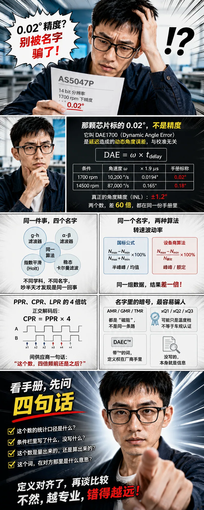 芯片标的0.02 度"精度""原来不是"精度"! 看看编码器这行各家如何自己造词