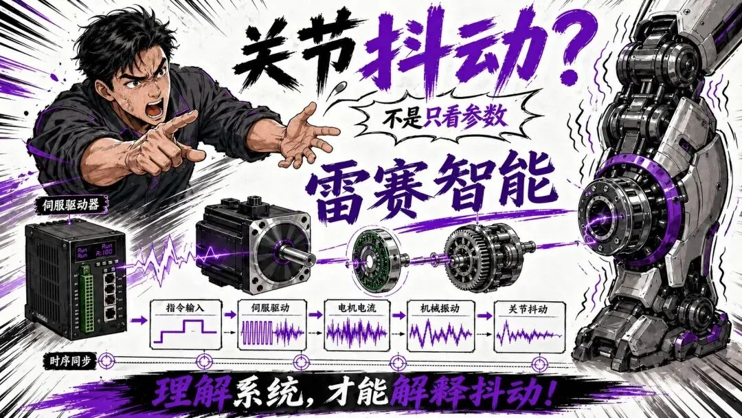 雷赛真正需要的，不是更准的编码器，而是能一起解释关节抖动的反馈伙伴