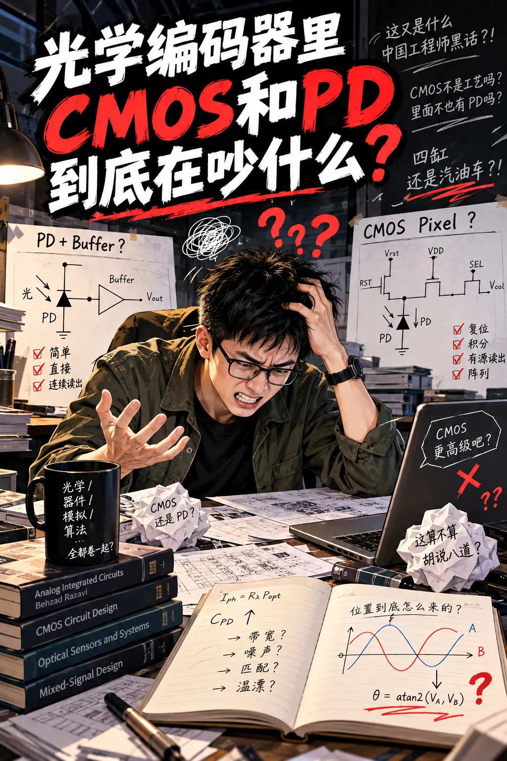 做光学编码器才知道: PD 和 CMOS,在中国居然是这么分的