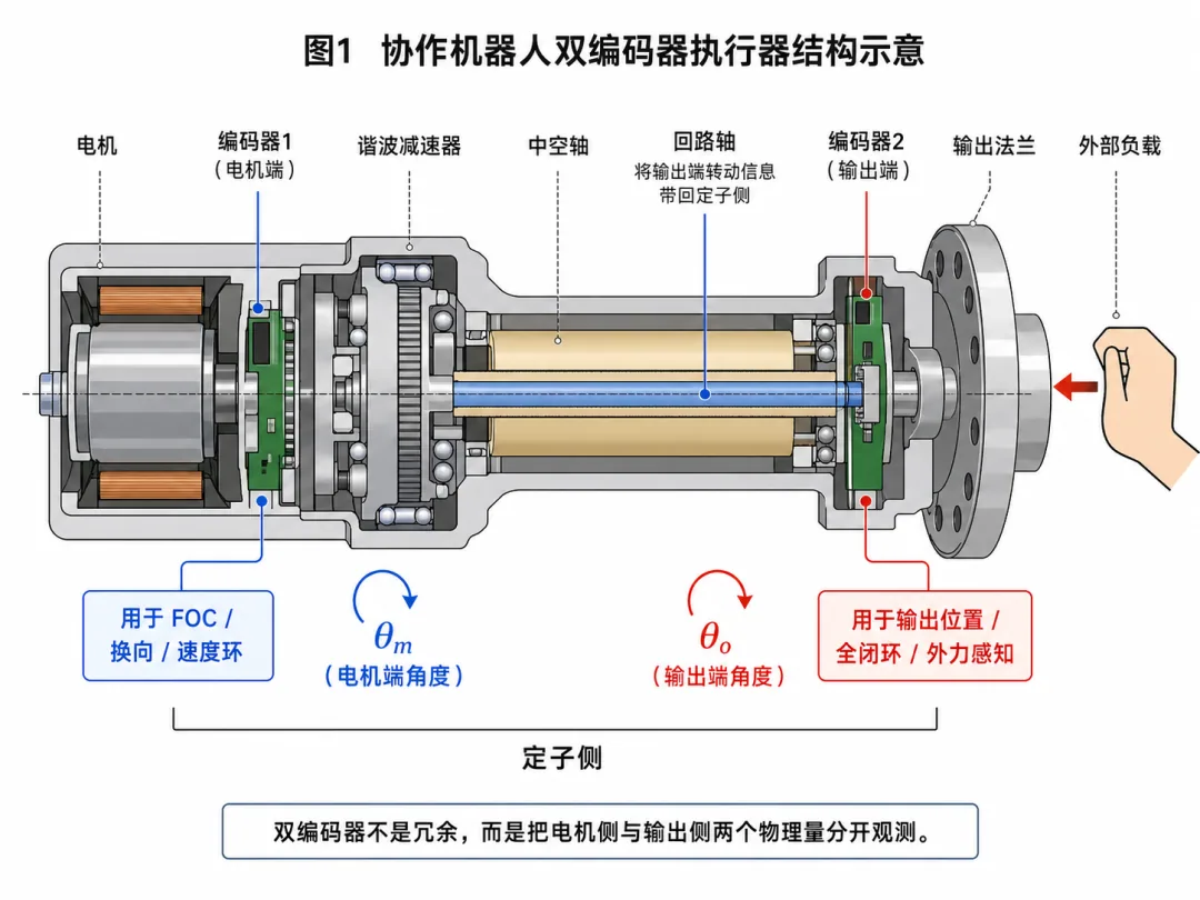双编码器不是两把尺：协作机器人正在用编码器差值“偷”出关节扭矩