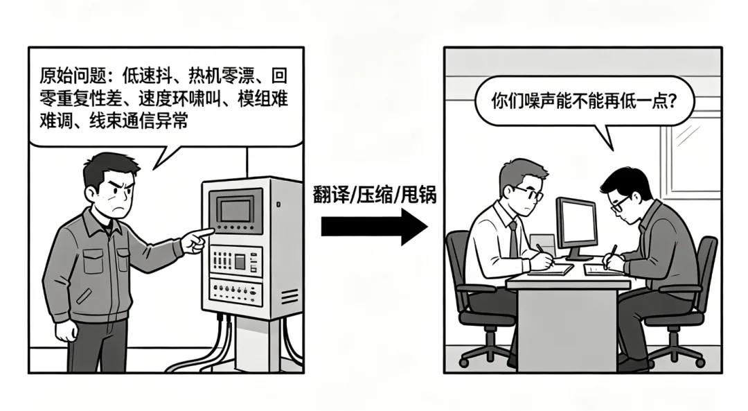 雷赛真正需要的，不是更准的编码器，而是能一起解释关节抖动的反馈伙伴