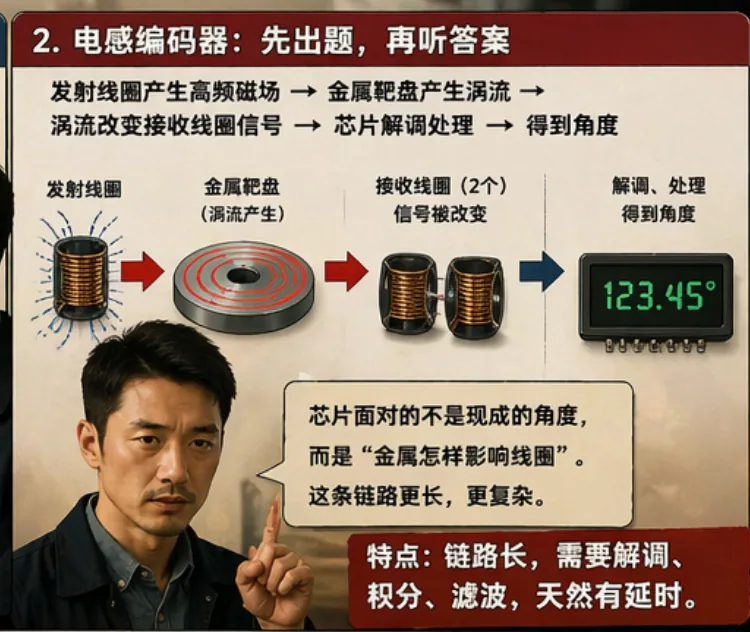 电感编码器“不能快”的真相:它和磁编码器相比,吃亏在信号形成这一步更长