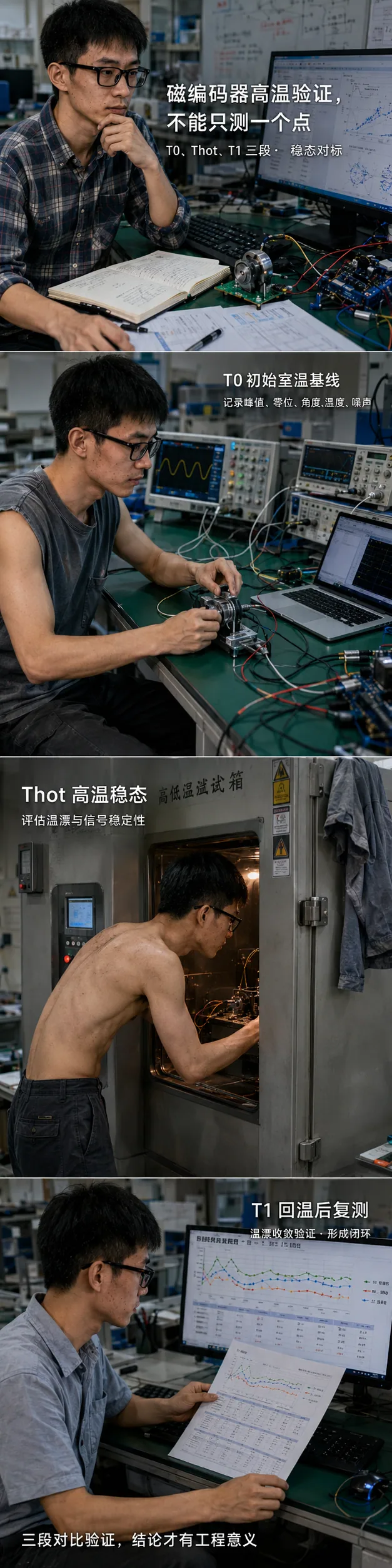 磁编码器高温验证，别只测一个点：T0、Thot、T1 三段少一段都不完整