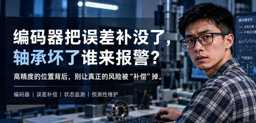 编码器把误差补没了， 轴承坏了谁来报警？精度之外，别丢掉机械变化的证据 !