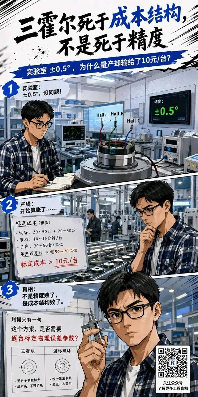 三霍尔死于成本结构,不是死于精度