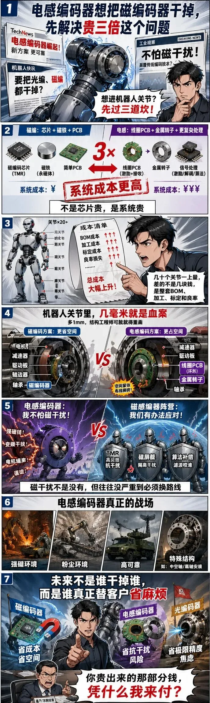 电感编码器想把磁编码器干掉,先解决贵三倍这个问题