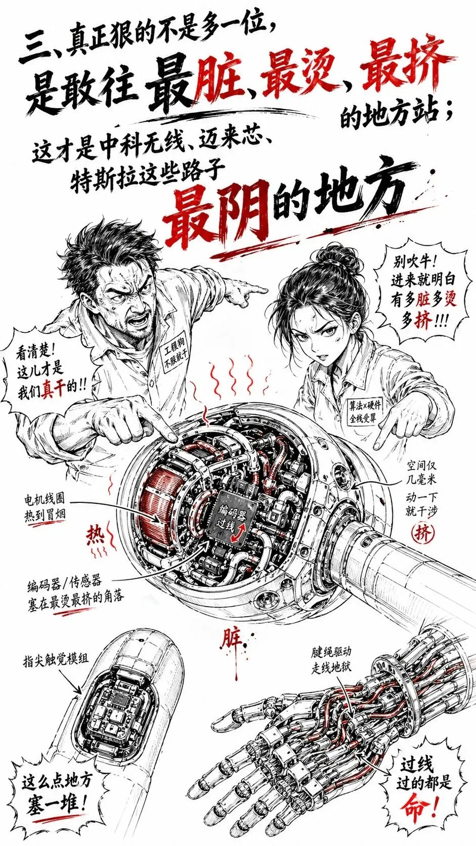 机器人AI吹出泡沫!外面忙着赚钱!做编码器的在后面擦屁股!宇树/优必选/雷赛/汇川/纳芯微/保隆/中科无线/特斯拉 ... 谁在风光? 谁在兜底?